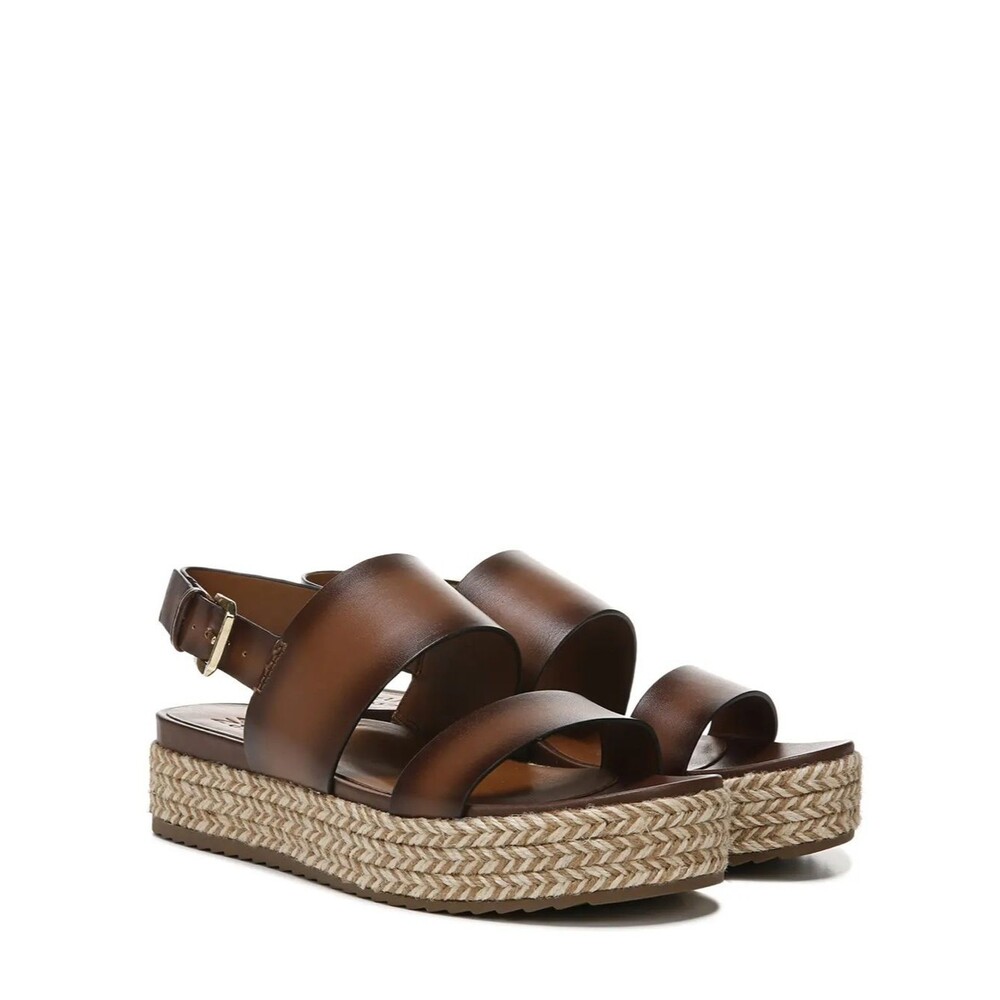Naturalized Patience Espadrille Sandal Brown Sz 6.5
